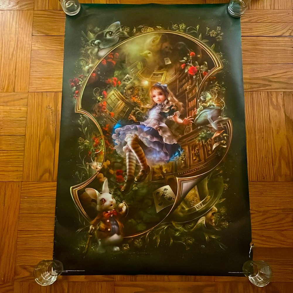 Alice in Wonderland fan art poster